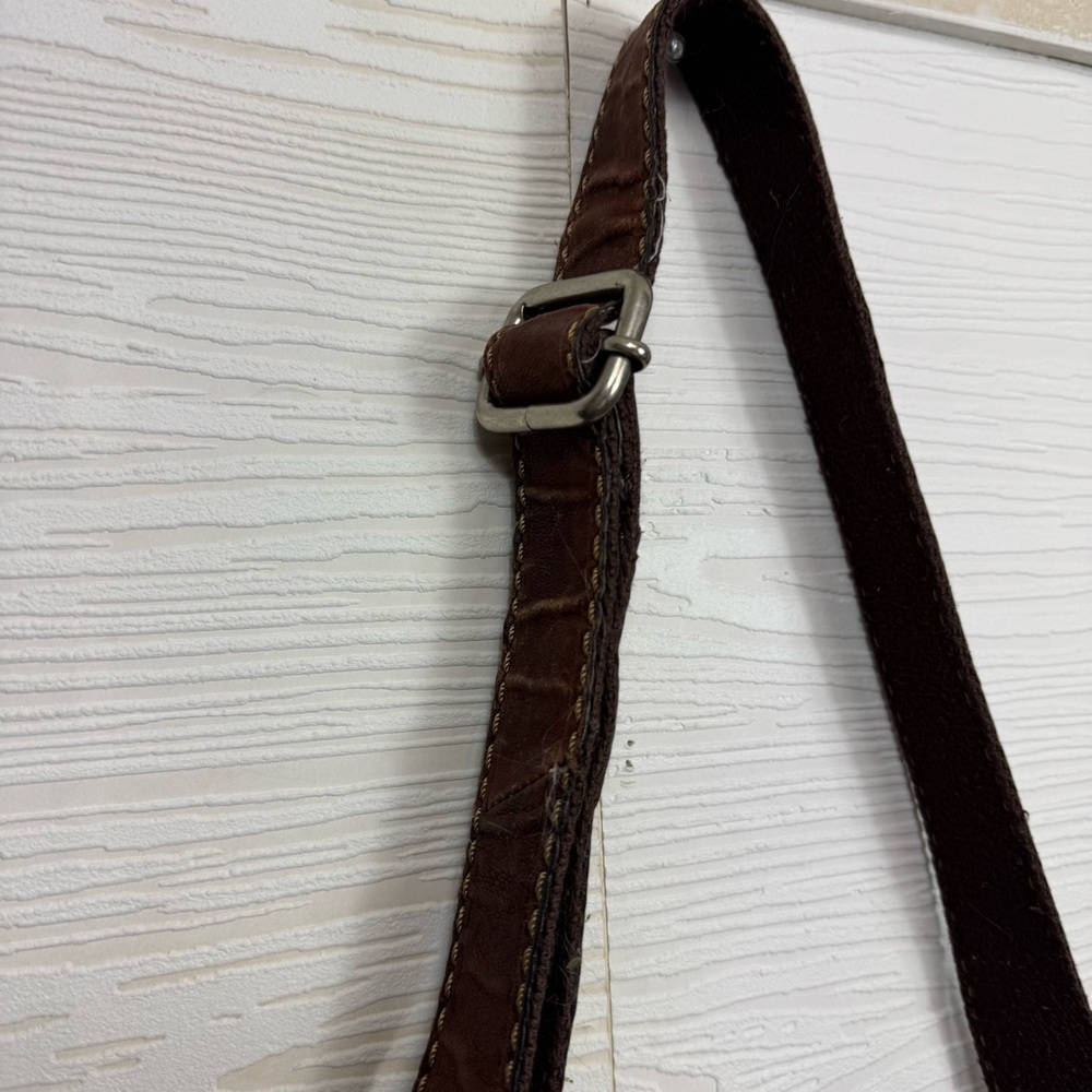 Fossil Brown Leather Crossbody Bag - Picture 3 of 8